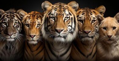 variedades de tigres
